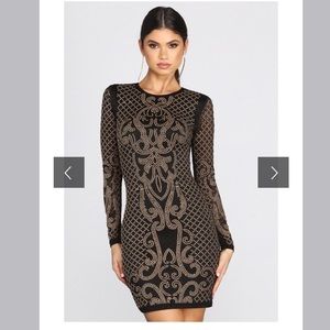 Black Studded Mini Dress 🖤